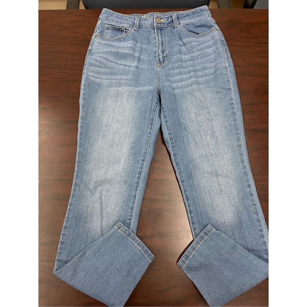 No Boundaries Denim Medium Wash High Rise Skinny Jeans Size 9 Junior
